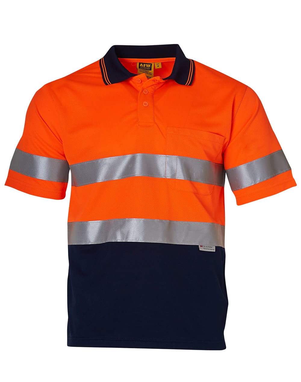 Hi-Vis S/S Safety Polo 3M Tapes - Image 3