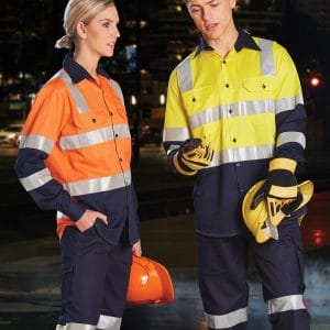 Biomotion Two Tone Safety Shirt With X Tape