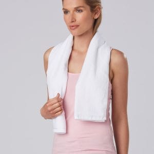 terry velour fitness towel 110x30 cm
