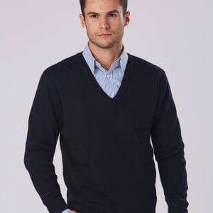 V Neck Wool / Acrylic Knit Jumper