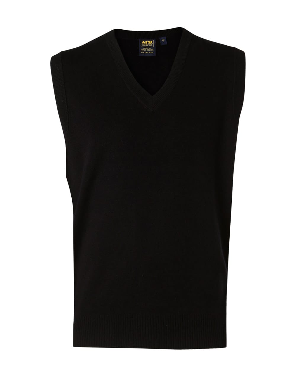 V Neck Wool / Acrylic Knit Vest - Image 5