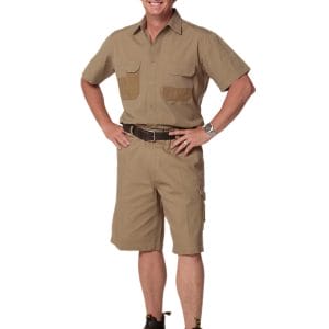 Fine Duck Weave Dura-Wear Short Sleeve Work Shirt